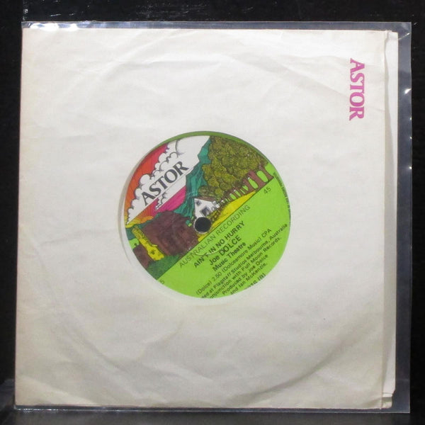 Joe Dolce - Shaddap You Face / Ain't In No Hurry 7" VG+ Vinyl 45 Astor Australia - Shuga Records