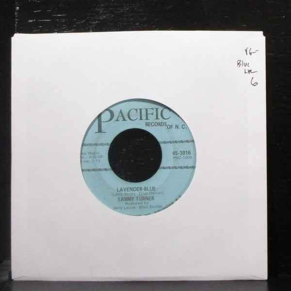 Sammy Turner - Lavender-Blue / Wrapped Up In A Dream 7" VG- Vinyl 45 Pacific - Shuga Records