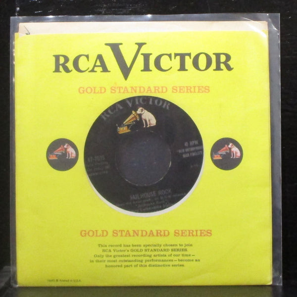 Elvis Presley - Jailhouse Rock / Treat Me Nice 7" VG Vinyl 45 RCA Victor 47-7035 - Shuga Records