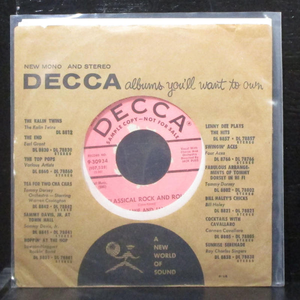 Jamie & Jane - Faithful Our Love / Classical Rock & Roll 7" VG+ Promo Vinyl 45 - Shuga Records