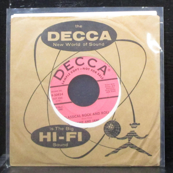 Jamie & Jane - Faithful Our Love / Classical Rock & Roll 7" Mint- Promo Vinyl 45 - Shuga Records