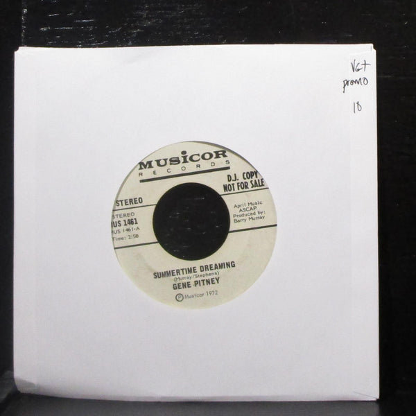 Gene Pitney - Summertime Dreaming / A Thousand Arms 7" VG+ Promo Vinyl 45 - Shuga Records