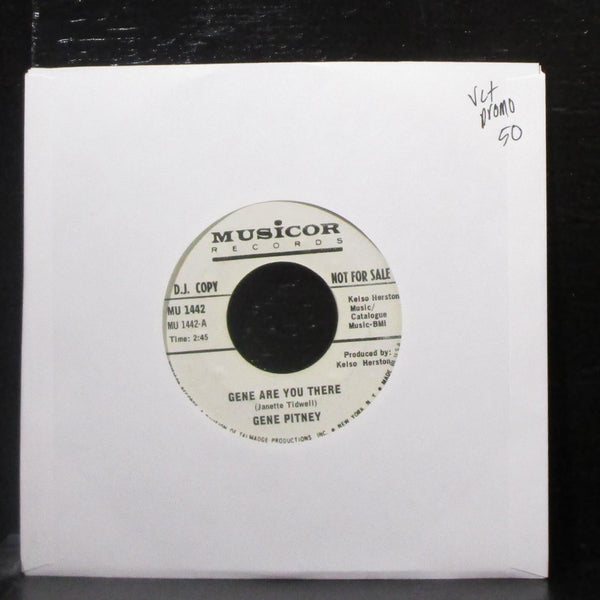 Gene Pitney - Gene Are You There 7" VG+ Promo Vinyl 45 Musicor MU 1442 USA - Shuga Records
