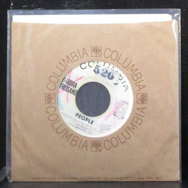 Barbra Streisand - People 7" VG+ Promo Purple Vinyl 45 Columbia 4-42965 USA 1964 - Shuga Records