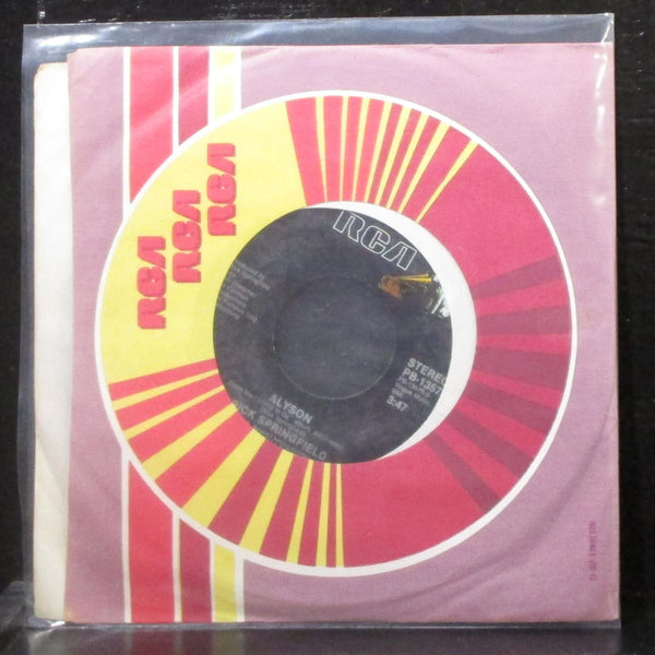 Rick Springfield - Human Touch / Alyson 7" Mint- Vinyl 45 RCA PB-13576 USA 1983 - Shuga Records