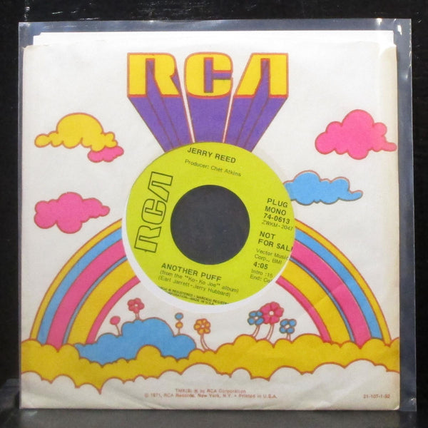 Jerry Reed - Another Puff / Love 7" VG+ Promo Vinyl 45 RCA 74-0613 USA 1971 - Shuga Records