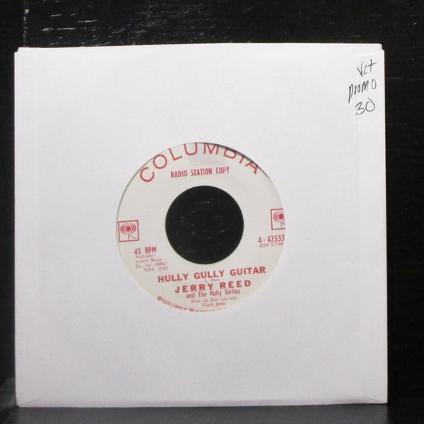 Jerry Reed - Hully Gully Guitar / Twist-A-Roo 7" VG+ Promo Vinyl 45 Columbia USA - Shuga Records