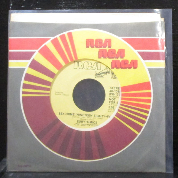 Eurythmics - Sexcrime (Nineteen Eighty-Four) 7" Mint- Promo 45 RCA JK-13956 - Shuga Records