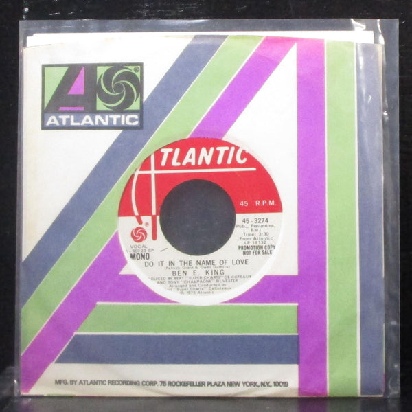Ben E. King - Do It In The Name Of Love 7" Mint- Promo Vinyl 45 Atlantic 45-3274 - Shuga Records