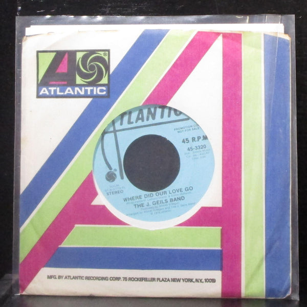 The J. Geils Band - Where Did Our Love Go 7" Mint- Promo Vinyl 45 Atlantic 1976 - Shuga Records