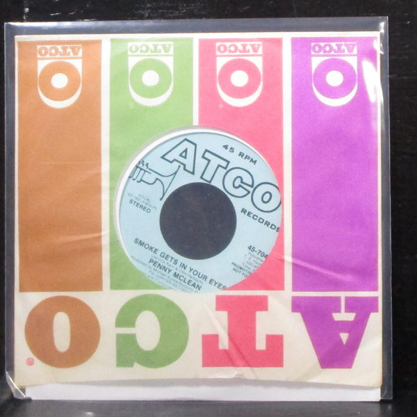 Penny McLean - Smoke Gets In Your Eyes 7" Mint- Promo Vinyl 45 ATCO 45-7048 - Shuga Records