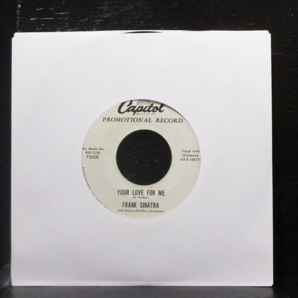 Frank Sinatra - Can I Steal A Little Love / Your Love For Me 7" VG+ Promo 45 - Shuga Records