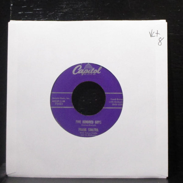 Frank Sinatra - How Little We Know / Five Hundred Guys 7" VG+ Vinyl 45 Capitol - Shuga Records