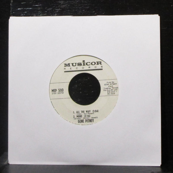 Gene Pitney - On The Street Where You Live EP 7" VG Promo 45 Musicor MEP 500 - Shuga Records