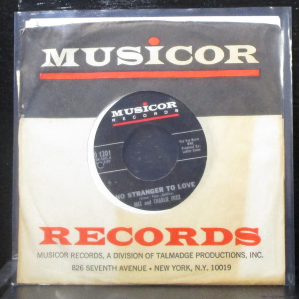 Inez & Charlie Foxx - No Stranger To Love / Come By Here 7" VG+ Vinyl 45 Musicor - Shuga Records