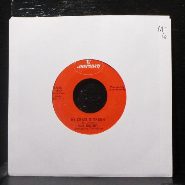 Roy Drusky - My Grass Is Green / Alone With You 7" Mint- Vinyl 45 Mercury 72928 - Shuga Records