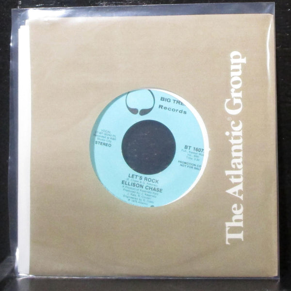 Ellison Chase - Let's Rock 7" VG+ Promo Vinyl 45 Big Tree BT 16072 USA 1976 - Shuga Records