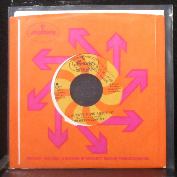 The New Colony Six - I Will Always Think About You 7" Mint- Vinyl 45 Mercury USA - Shuga Records