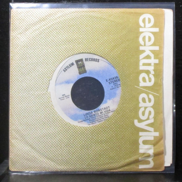 Linda Ronstadt - It's So Easy / Lo Siento Mi Vida 7" Mint- Vinyl 45 Asylum 1977 - Shuga Records