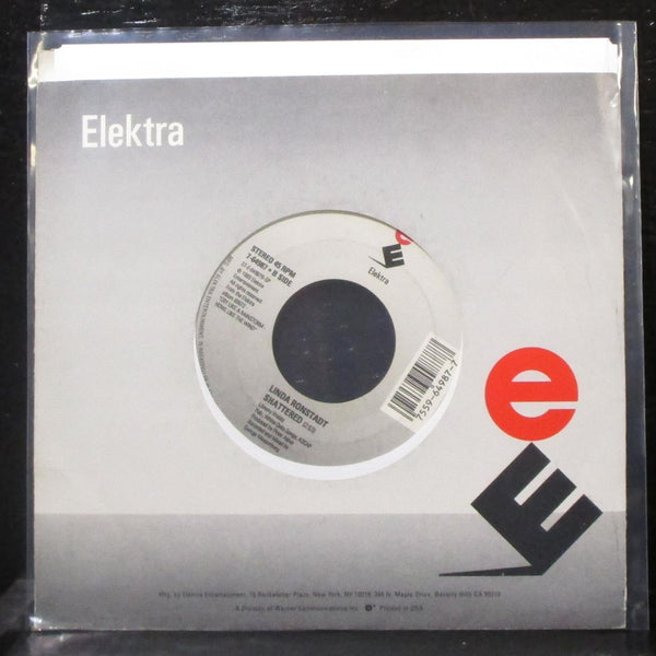 Linda Ronstadt - All My Life / Shattered 7" Mint- Vinyl 45 Elektra 7-64987 USA - Shuga Records