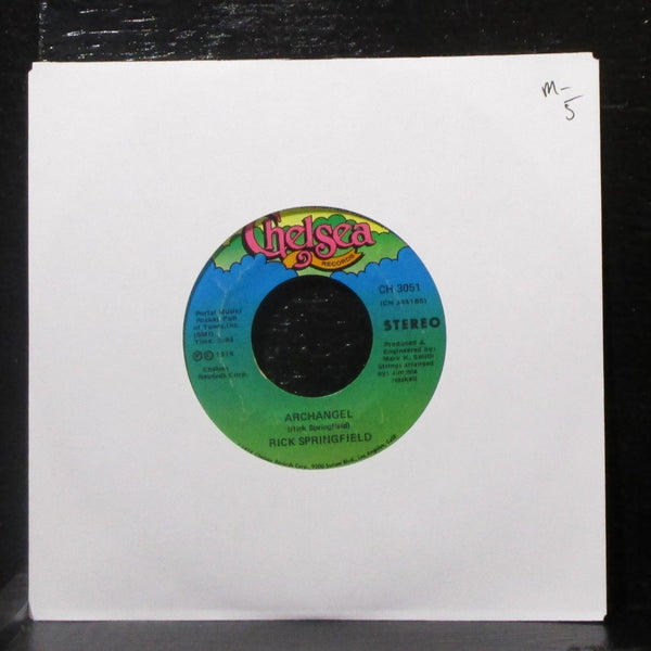 Rick Springfield - Take A Hand / Archangel 7" Mint- Vinyl 45 Chelsea CH 3051 USA - Shuga Records