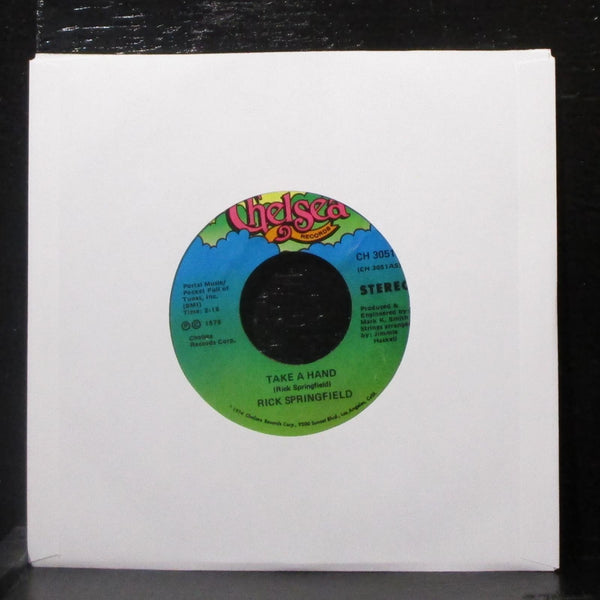 Rick Springfield - Take A Hand / Archangel 7" Mint- Vinyl 45 Chelsea CH 3051 USA - Shuga Records