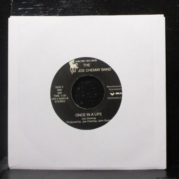 The Joe Chemay Band - Proud / Once In A Life 7" Mint- Vinyl 45 Unicorn 1981 - Shuga Records