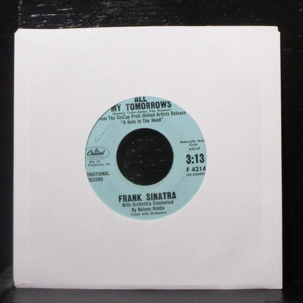 Frank Sinatra - High Hopes / All My Tomorrows 7" VG+ Promo Vinyl 45 Capitol 1959 - Shuga Records