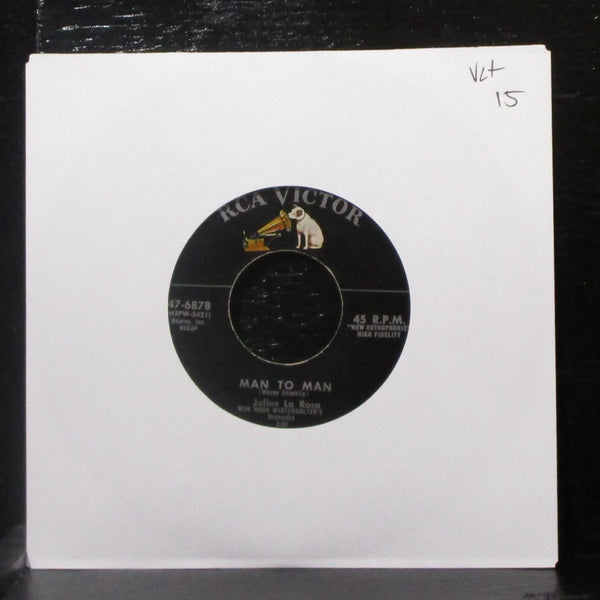 Julius La Rosa - Man To Man / Mama Guitar 7" VG+ Vinyl 45 RCA 47-6878 USA 1957 - Shuga Records