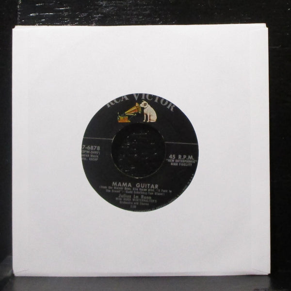 Julius La Rosa - Man To Man / Mama Guitar 7" VG+ Vinyl 45 RCA 47-6878 USA 1957 - Shuga Records