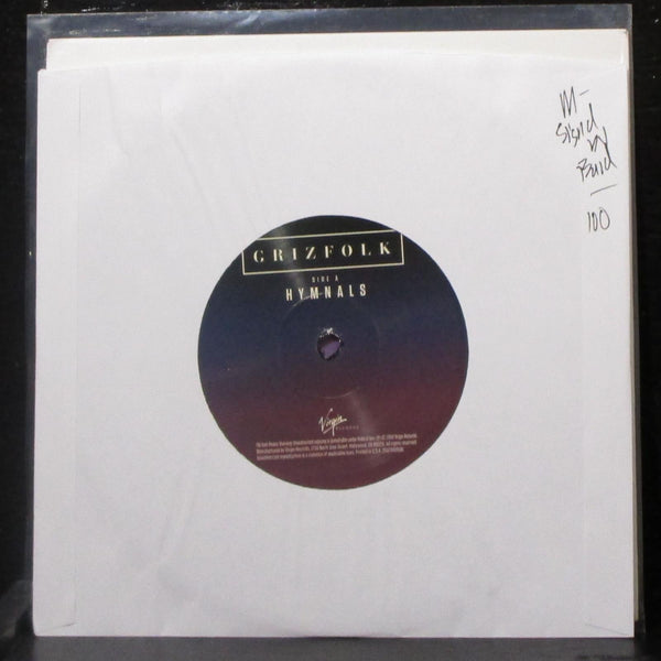 Grizfolk - Hymnals / Vagabonds (Tyde Remix) 7" Mint- Vinyl 45 Virgin 2014 signed - Shuga Records