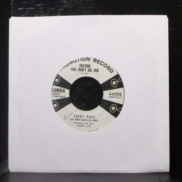 Jerry Vale - The Spreading Chestnut 7" VG+ Promo Vinyl 45 Columbia 4-41010 USA - Shuga Records