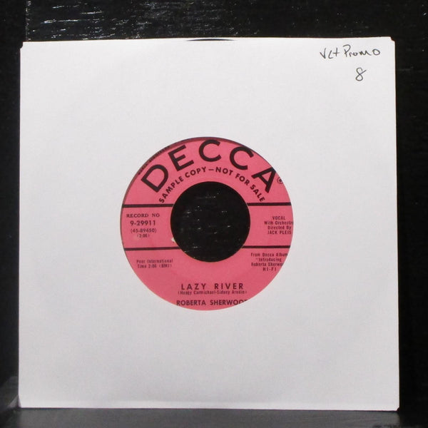 Roberta Sherwood - Lazy River / This Train 7" VG+ Promo Vinyl 45 Decca 9-29911 - Shuga Records