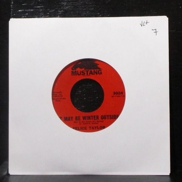 Felice Taylor - It May Be Winter Outside / Winter Again 7" VG+ Vinyl 45 Mustang - Shuga Records
