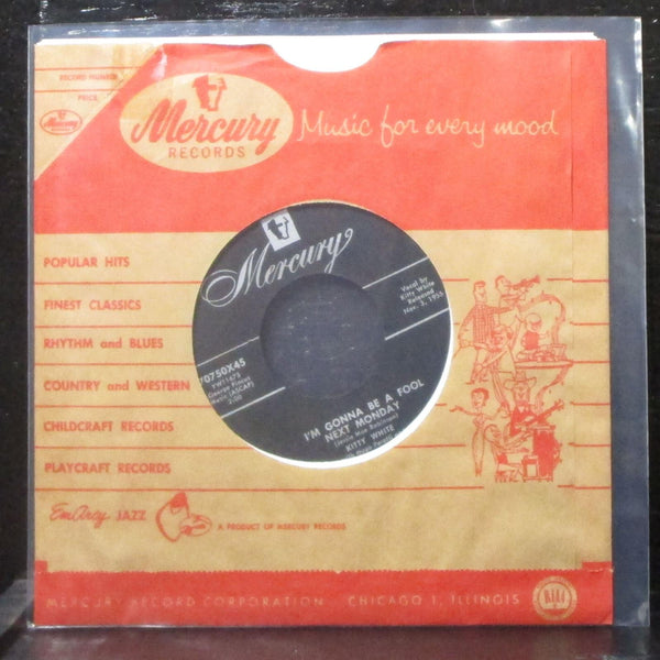 Kitty White - A Teen Age Prayer 7" Mint- Rare Vinyl 45 Mercury 70750X45 USA 1955 - Shuga Records