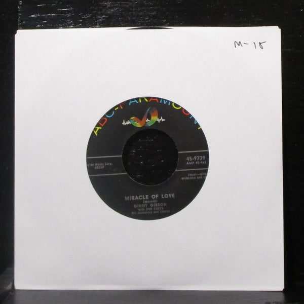 Ginny Gibson - Miracle Of Love / Two Innocent Hearts 7" Mint- Vinyl 45 ABC 1956 - Shuga Records