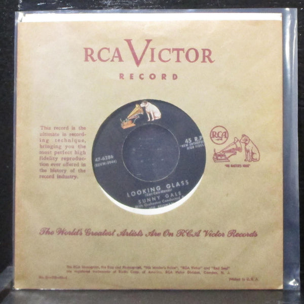 Sunny Gale - Looking Gale / C'Est La Vie 7" Mint- Vinyl 45 RCA 47-6286 USA 1955 - Shuga Records
