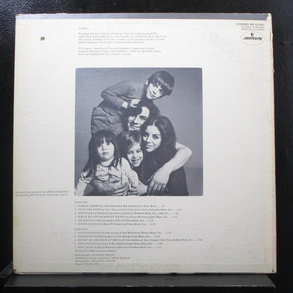Kenny Rankin - Family LP VG SR-61240 Mercury 1969 USA Vinyl Record - Shuga Records