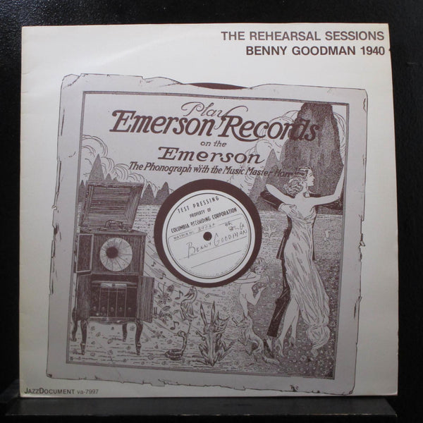 Benny Goodman - The Reahearsal Sessions LP Mint- VA-7997 Sweden Vinyl Record - Shuga Records