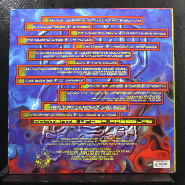 Various - Contents Under Pressure 2 LP VG+ BOMB 2024 USA 1999 Vinyl Record - Shuga Records