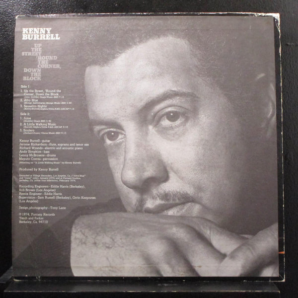 Kenny Burrell - Up The Street, 'Round The Corner, Down The Block LP VG+ F-9458 - Shuga Records