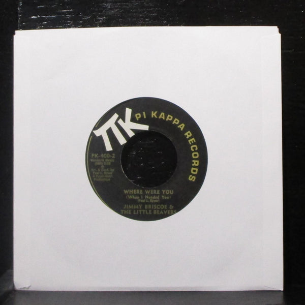 Jimmy Briscoe - My Fallin Angel / Where Were You 7" VG+ Vinyl 45 Pi Kappa PK-400 - Shuga Records