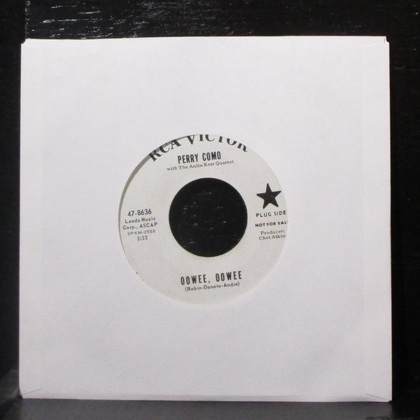 Perry Como - Summer Wind / Oowee, Oowee 7" Mint- Promo Vinyl 45 RCA 47-8636 - Shuga Records