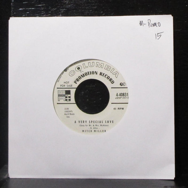Mitch Miller - Song For Mr. & Mrs. McAdam 7" Mint- Promo Vinyl 45 Columbia - Shuga Records