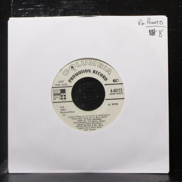Mitch Miller - Song Of The Sparrow 7" VG Promo Vinyl 45 Columbia 4-40772 USA - Shuga Records