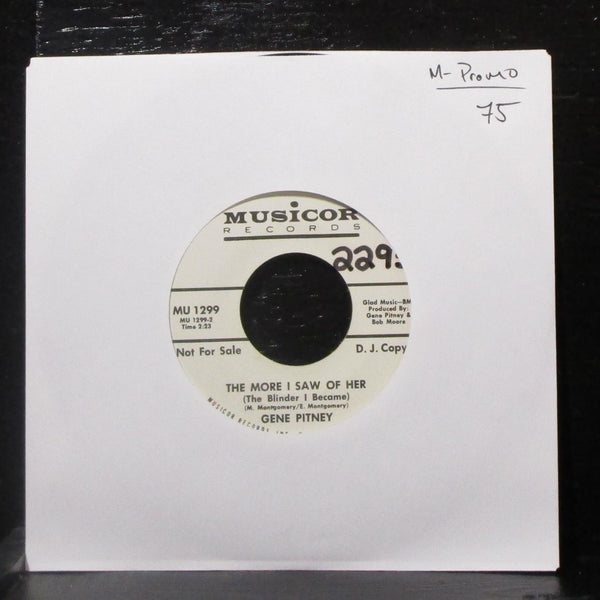 Gene Pitney - Won't Take Long / The More I Saw Of Her 7" Mint- Promo Vinyl 45 - Shuga Records