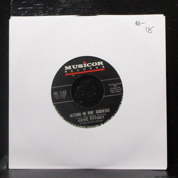 Gene Pitney - Nessuno Mi Puo' Giudcare / Lei Mi Aspetta 7" Mint- Vinyl 45 MU1155 - Shuga Records