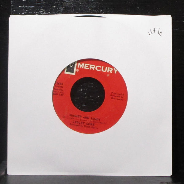 Lesley Gore - Summer And Sandy / I'm Fallin' Down 7" VG+ Vinyl 45 Mercury 72683 - Shuga Records