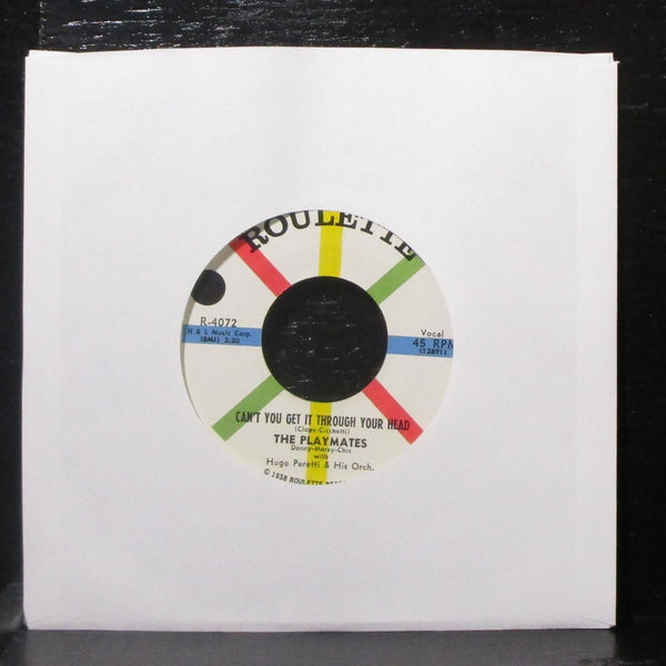 The Playmates - Don't Go Home / Can't You Get It Through Your Head 7" Mint- 45 - Shuga Records