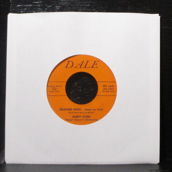 Randy Starr - After School / Heaven High 7" Mint- Vinyl 45 Dale 45-100 USA 1957 - Shuga Records
